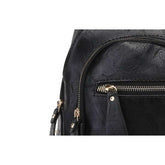 Bolso Mochila Subir negro cremallera